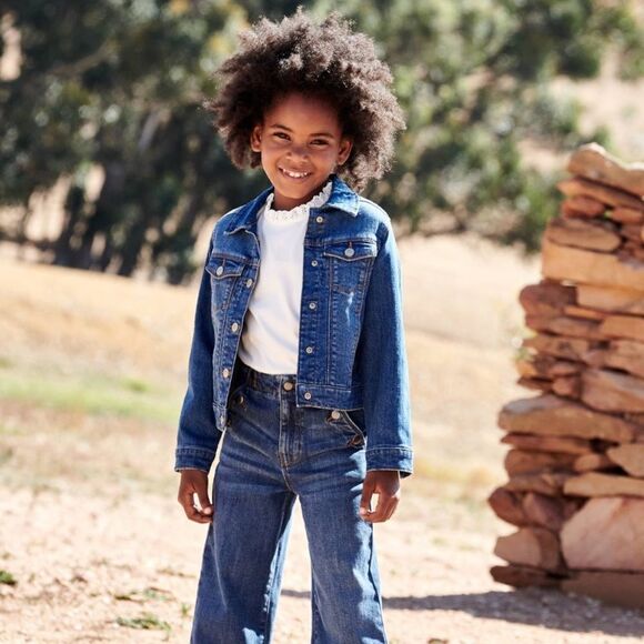 🌴 Arizona Jeans Crop Jean Jacket M/8 - Picture 8 of 11